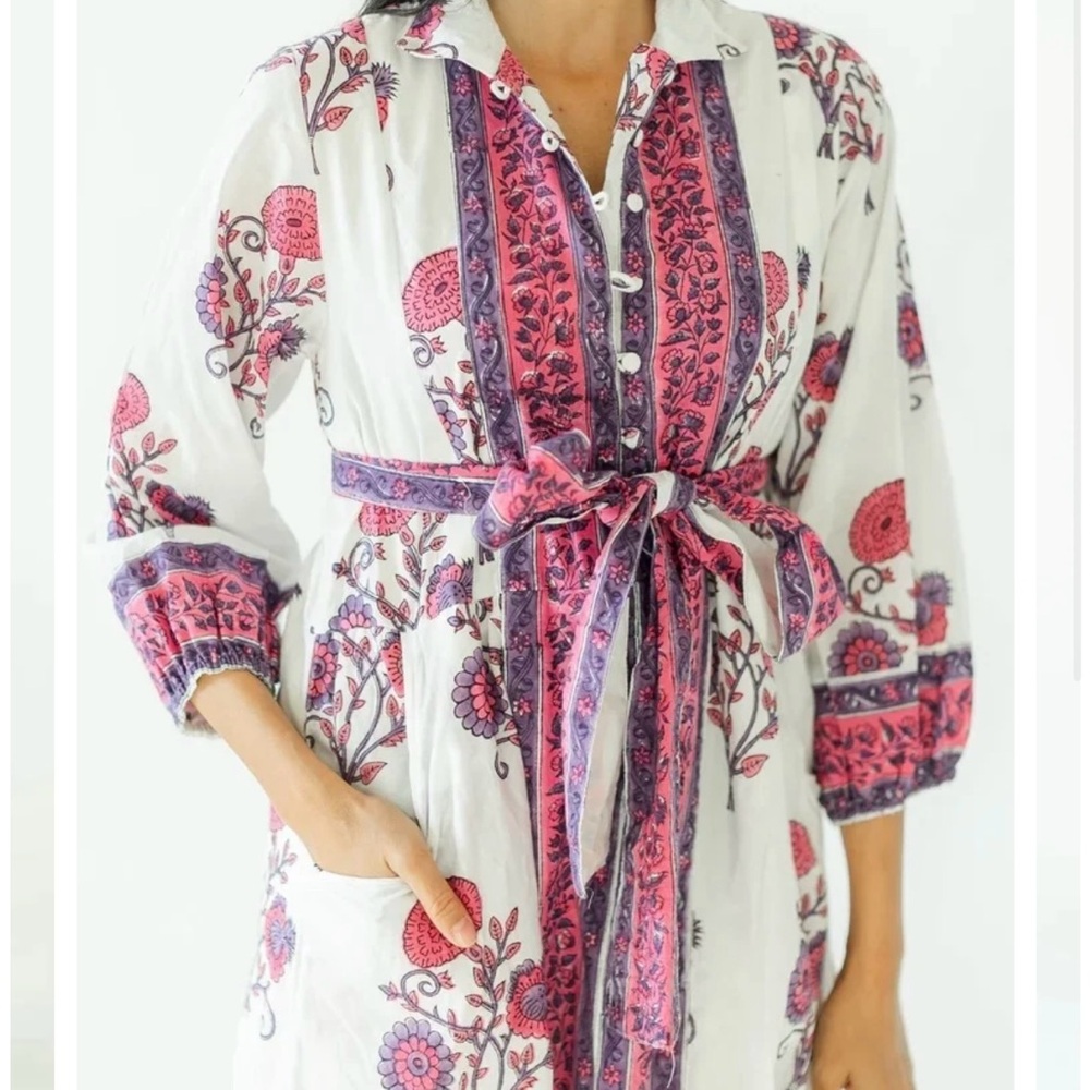NWOT Victoria Dunn Folly Maxi Camelia - Picture 3 of 11